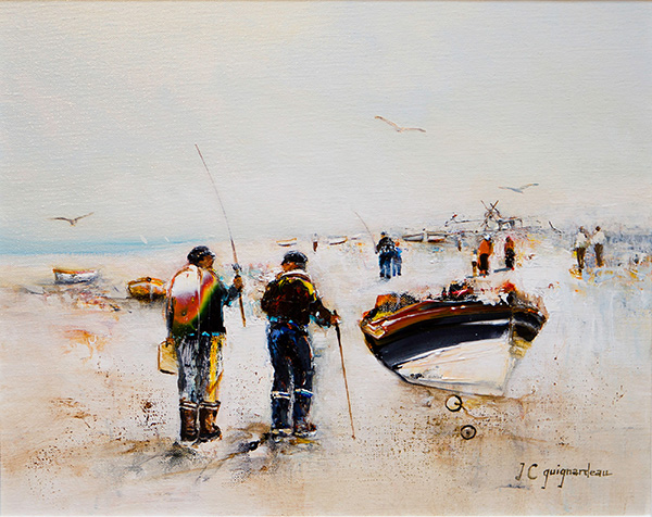 Toile de Jean-Claude Guignardeau artiste peintre aux Sables d'Olonne