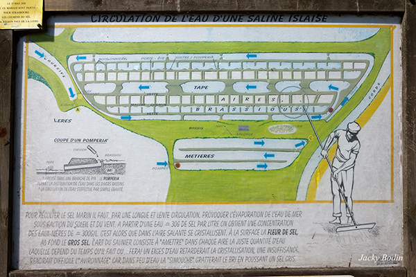 Plan détaillé d'une saline