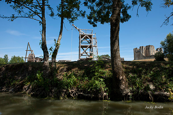 Les construction servant aux anciens spectacles de l'Abbaye