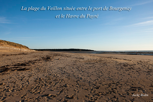 La plage du Veillon à Bourgenay