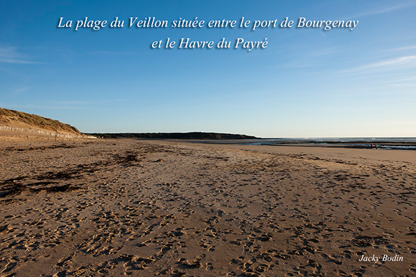 Plage du Veillon à Bourgenay