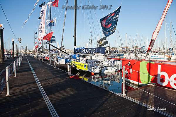 Vendée Globe - vue des pontons