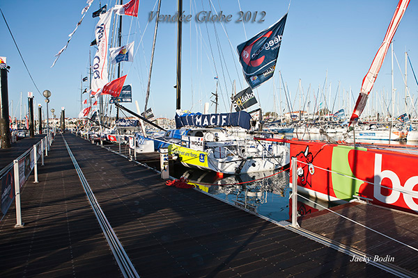 Vendée Globe - vue des pontons