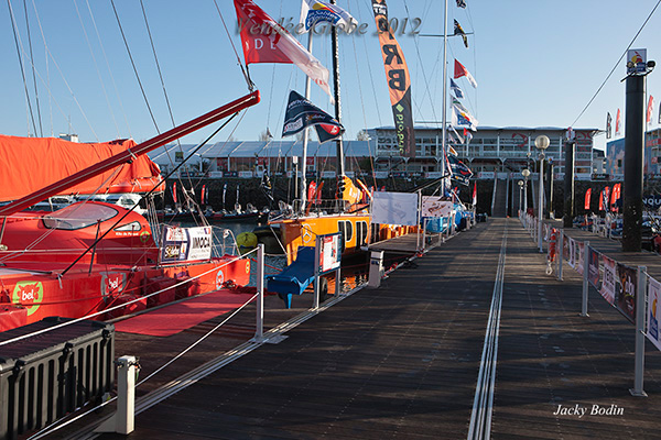 Vendée Globe 2012 une vue des pontons